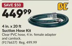 Princess Auto 4 in. x 20 Suction Hose Kit offer