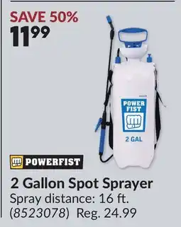 Princess Auto 2 Gallon Spot Sprayer offer