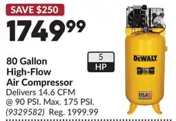 Princess Auto 80 Gallon High-Flow Air Compressor offer