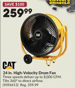 Princess Auto 24 in. High-Velocity Drum Fan offer