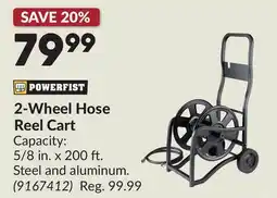Princess Auto 2-Wheel Hose Reel Cart offer