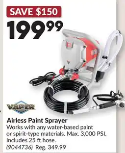 Princess Auto Airless Paint Sprayer offer