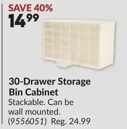 Princess Auto 30-Drawer Storage Bin Cabinet offer