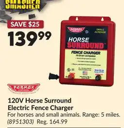 Princess Auto 120V Horse Surround Electric Fence Charger offer