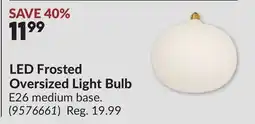 Princess Auto LED Frosted Oversized Light Bulb offer