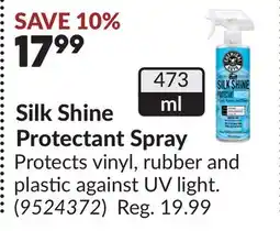 Princess Auto Silk Shine Protectant Spray offer