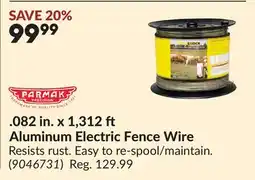 Princess Auto 082 in. x 1,312 Aluminum Electric Fence Wire offer