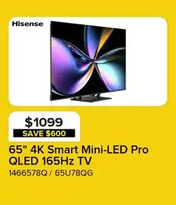 Leon's 65 4K Smart Mini-LED Pro QLED 165Hz TV offer