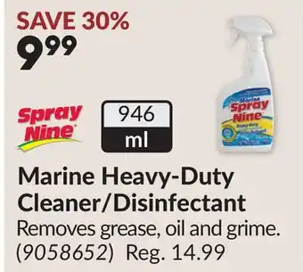 Princess Auto Marine Heavy-Duty Cleaner/Disinfectant offer