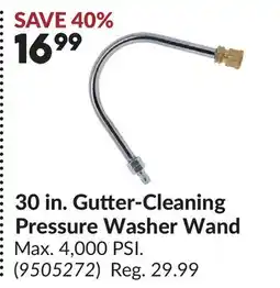Princess Auto 30 in. Gutter-Cleaning Pressure Washer Wand offer