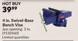 Princess Auto 4 in. Swivel-Base Bench Vise offer