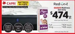 Surplus Furniture Capri Queen Mattress Set offer