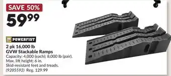 Princess Auto 2 pk 16,000 lb GVW Stackable Ramps offer