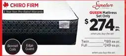 Surplus Furniture Chiro Firm Queen Mattress Set offer
