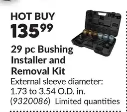 Princess Auto 29 pc Bushing Installer and Removal Kit offer