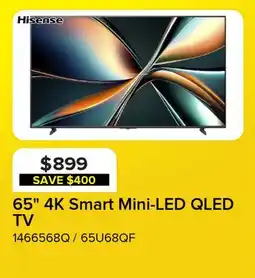 Leon's 65 4K Smart Mini-LED QLED TV offer
