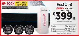 Surplus Furniture Rock Queen Mattress Set offer
