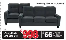 Surplus Furniture Cindy Rosie Sofa & Loveseat offer
