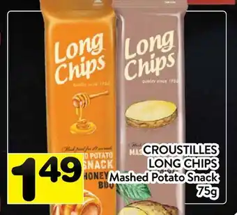 Supermarché PA CROUSTILLES LONG CHIPS | MASHED POTATO SNACK offer