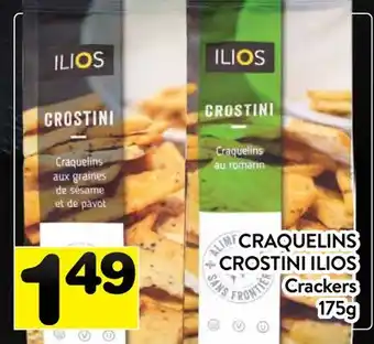 Supermarché PA CRAQUELINS CROSTINI ILIOS | Crackers offer
