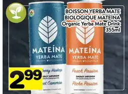 Supermarché PA BOISSON YERBA MATE BIOLOGIQUE MATEÍNA | Organic Yerba Mate Drink offer
