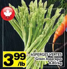 Supermarché PA ASPERGES VERTS | GREEN ASPARAGUS offer