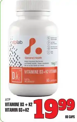Marches Tau VITAMINE D3 + K2 ATP offer
