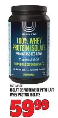 Marches Tau ISOLAT DE PROTEINE DE PETIT-LAIT ULTIMATE offer