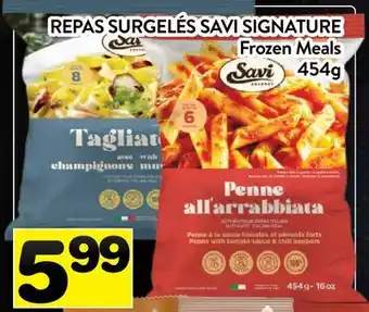 Supermarché PA REPAS SURGELÉS SAVI SIGNATURE | FROZEN MEALS offer