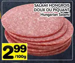 Supermarché PA SALAMI HONGROIS DOUX OU PIQUANT | Hungarian Salami offer