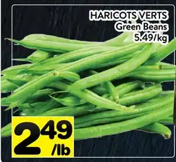Supermarché PA HARICOTS VERTS | Green Beans offer