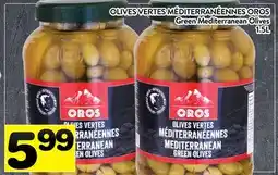 Supermarché PA OLIVES VERTES MÉDITERRANÉENNES OROS | Green Mediterranean Olives offer
