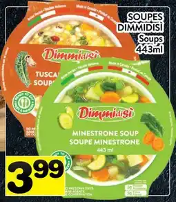 Supermarché PA SOUPES DIMMIDISI | Soups offer