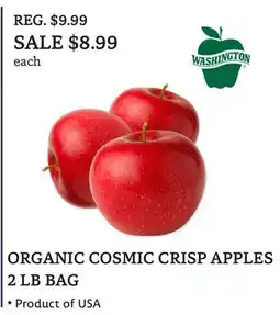 The Big Carrot ORGANIC COSMIC CRISP APPLES offer