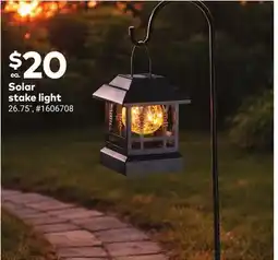 Giant Tiger Solar stake light offer