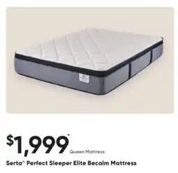 Sleep Country Serta Perfect Sleeper Elite Becalm Mattress offer