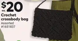 Giant Tiger Crochet crossbody bag offer