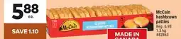 Giant Tiger McCain hashbrown patties offer