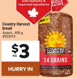 Giant Tiger Country Harvest bread offer