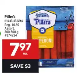 Giant Tiger Piller's meat sticks offer