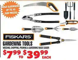 Len's Mill Stores FISKARS GARDENING TOOLS offer