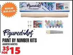 Len's Mill Stores Figured Art PAINT BY NUMBER KITS offer