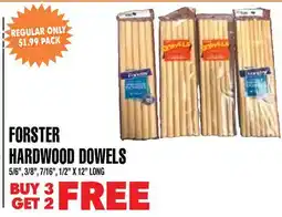 Len's Mill Stores FORSTER HARDWOOD DOWELS offer