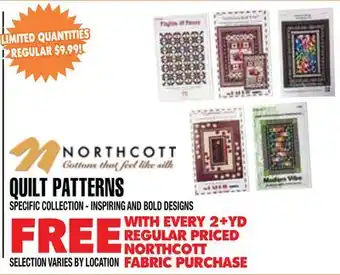 Len's Mill Stores Northcott Quilt Patterns offer