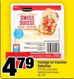 Super C fromage en tranches Selection | Selection sliced cheese offer