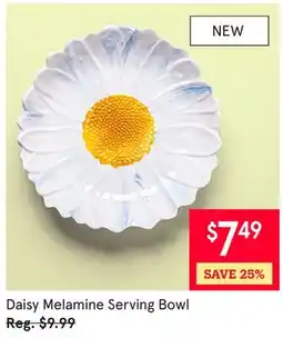 Kitchen Stuff Plus Daisy Melamine Serving Bowl offer
