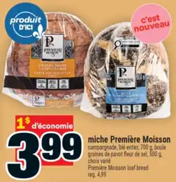 Super C miche PremièreMoisson | PremièreMoisson loaf bread offer