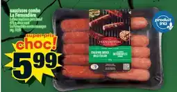 Super C saucisses combo LaFernandière | LaFernandière combo sausages offer
