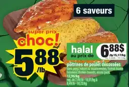 Super C POITRINES DE POULET DÉSOSSÉES |BONELESS CHICKEN BREASTS, ECONO PACK offer