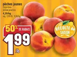 Marché Adonis PÊCHES JAUNES | YELLOW PEACHES offer